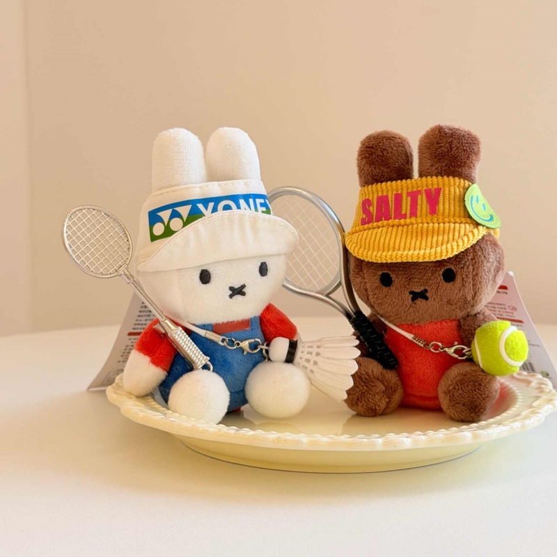 New Cute Sports Miffy Bunny Pl - Badminton Tv 评论和价格