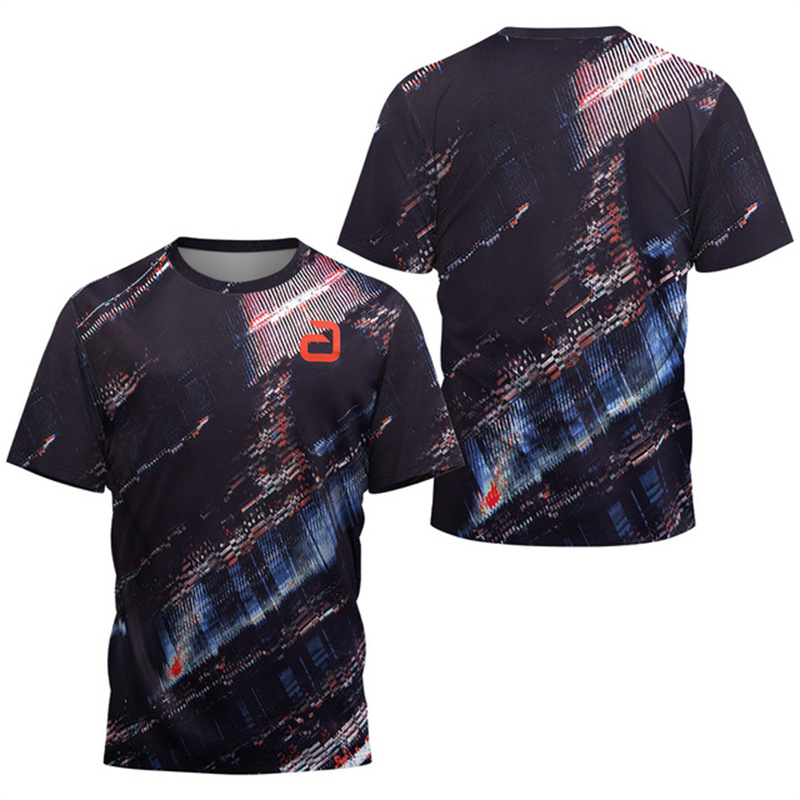 Men Table Tennis T-Shirt Under - Badminton Vector 评论和价格