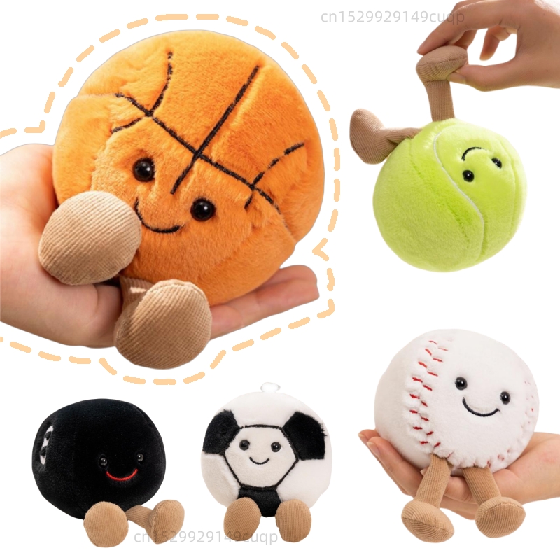 10cm Cute Basketball Football  - Badminton Tv 评论和价格