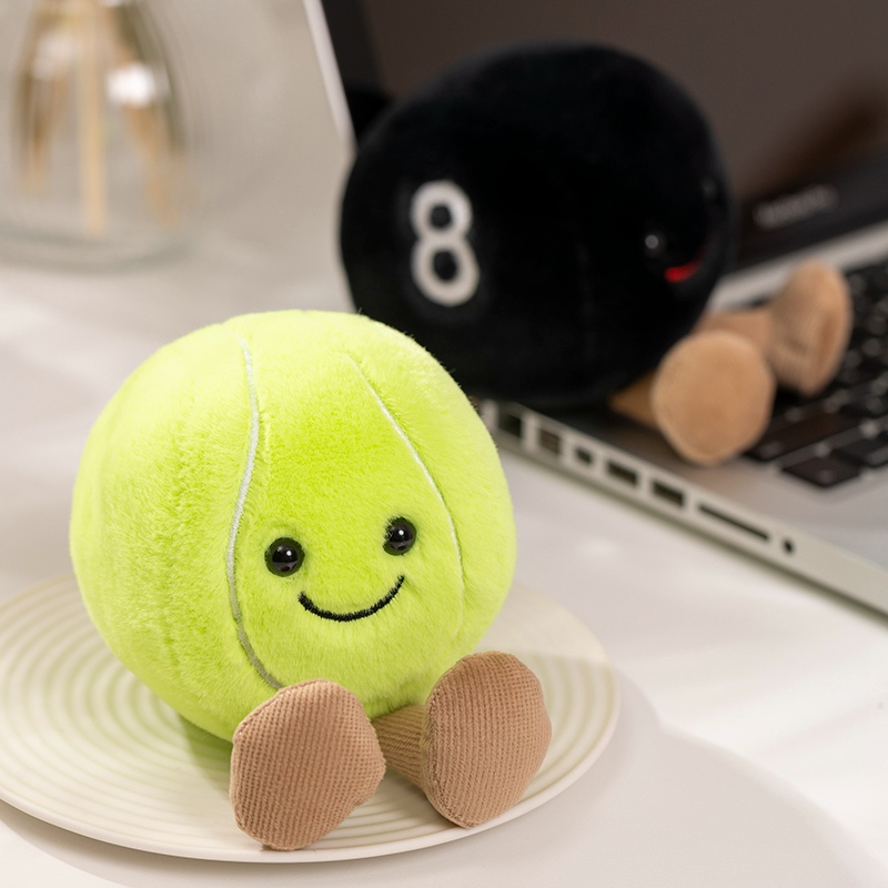 10cm Cute Basketball Football  - Badminton Tv 评论和价格
