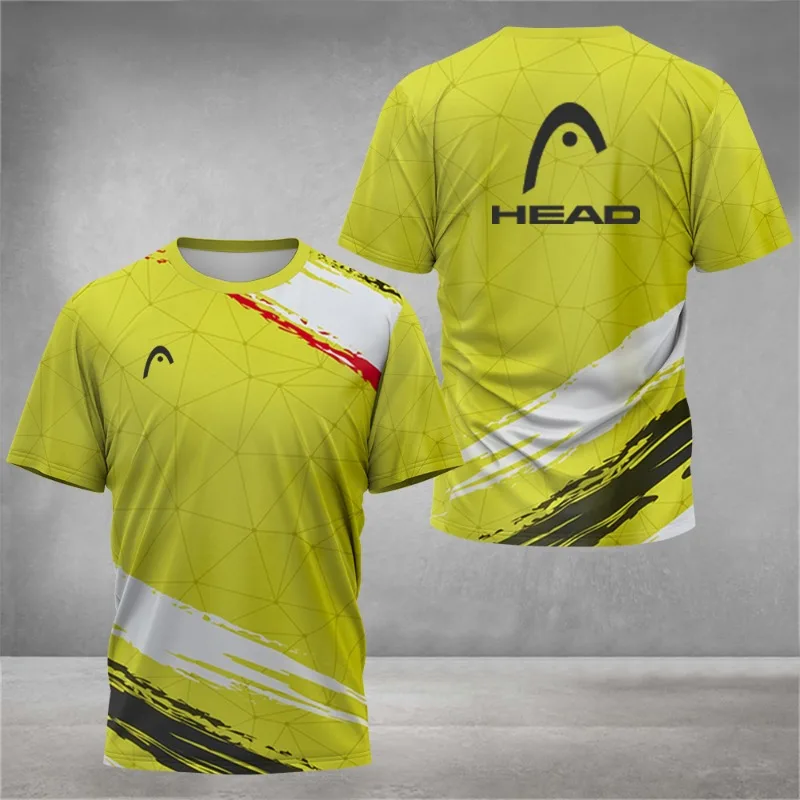 Summer Breathable Mens T Shirt - Badminton Vector 评论和价格
