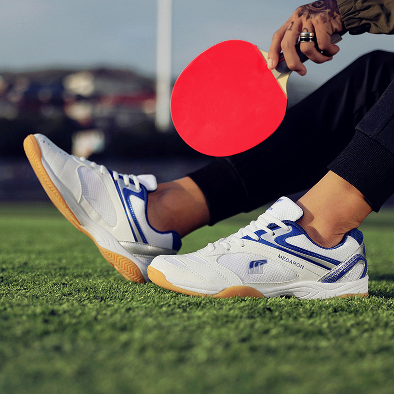 Men Table Tennis Shoes Trainin - Badminton Vector 评论和价格