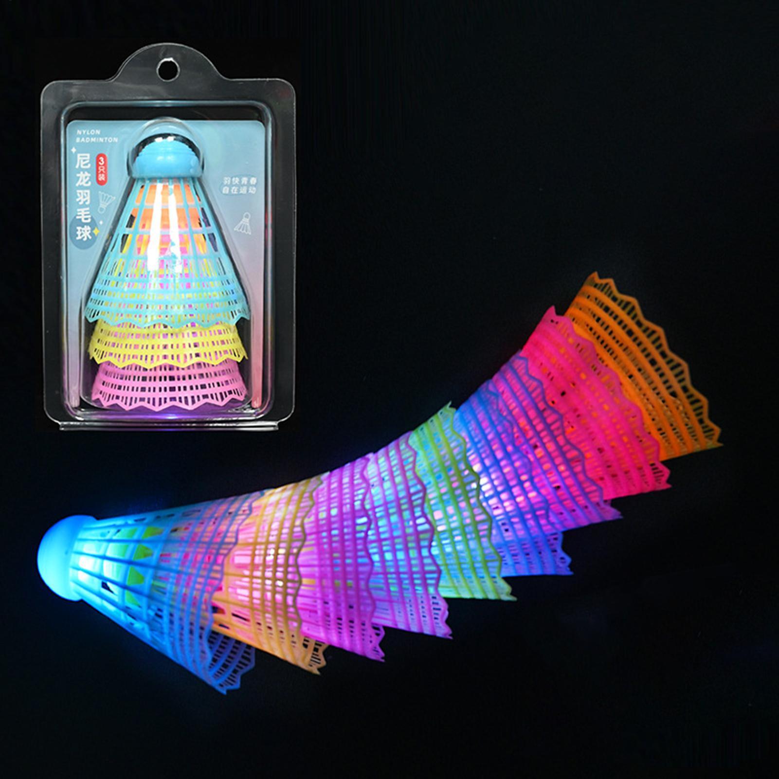 3pcs LED Badminton Shuttlecock - Badminton Bwf 评论和价格